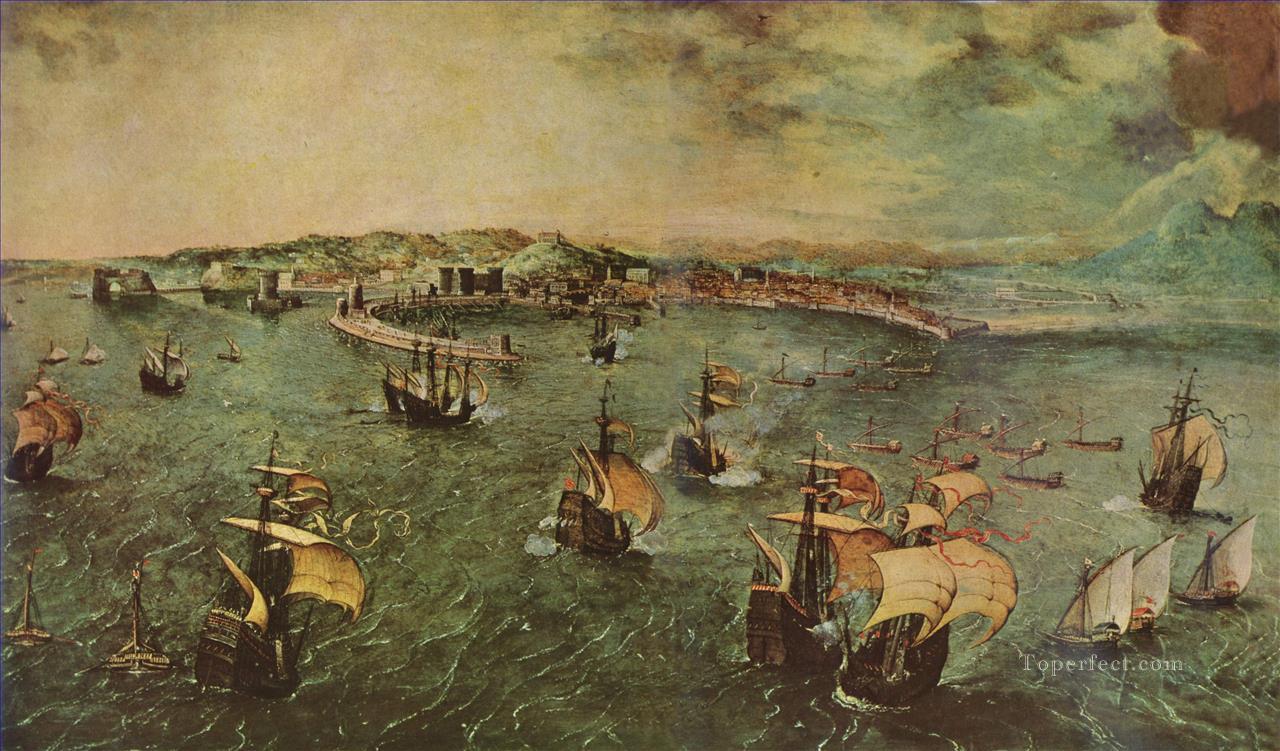 Pieter Bruegel da 031 barcos de guerra Pintura al óleo